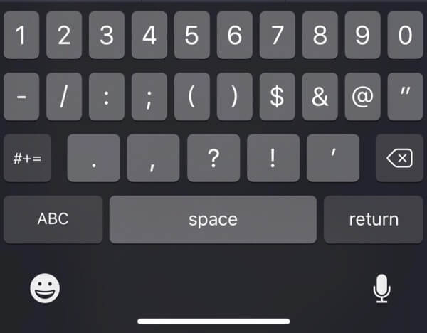 iPhone X Keyboard Whale