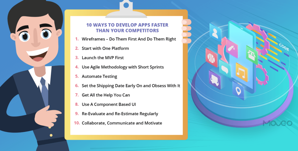 from slow and steady to fastest first – 10 ways to develop apps faster than your competitors