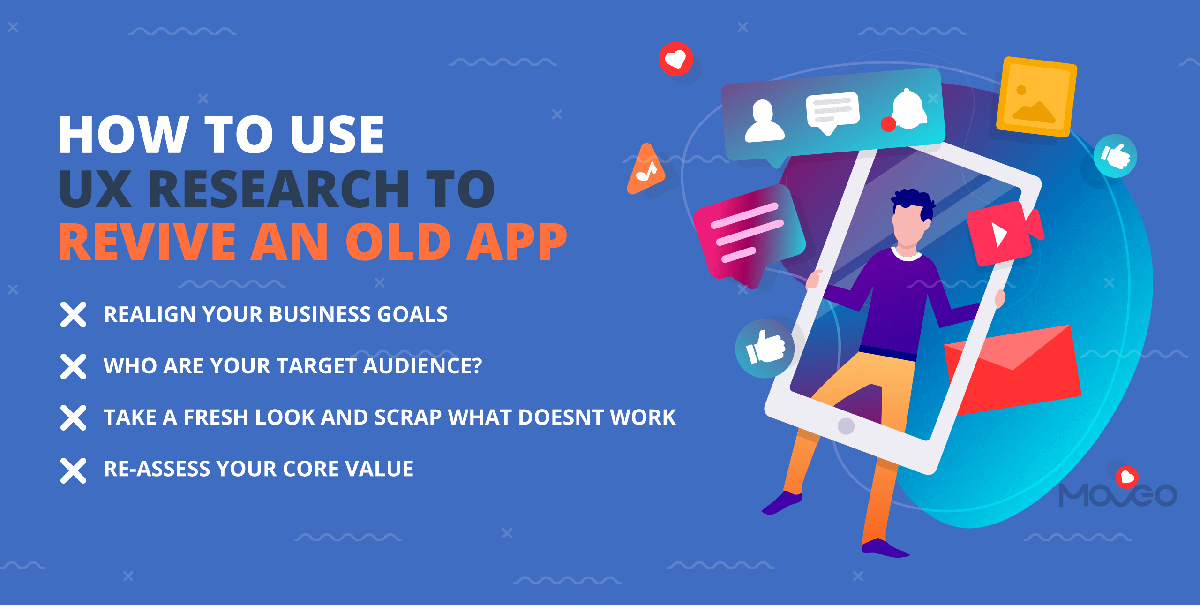 how to use UX research to revive an old app